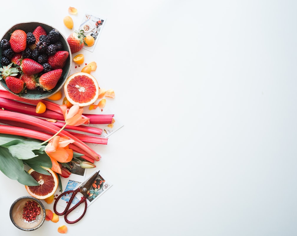 Fresh vegetables and natural food in a modern kitchen